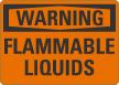 Flammable Liquids OSHA Warning Sign