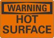 Hot Surface OSHA Warning Sign