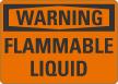 Flammable Liquid OSHA Warning Sign